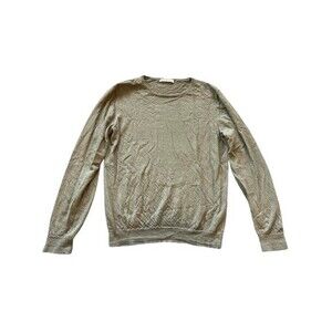 Fioroni Luxury Cashmere Alta Maglieria Italian Womens Beige Sweater Size 52